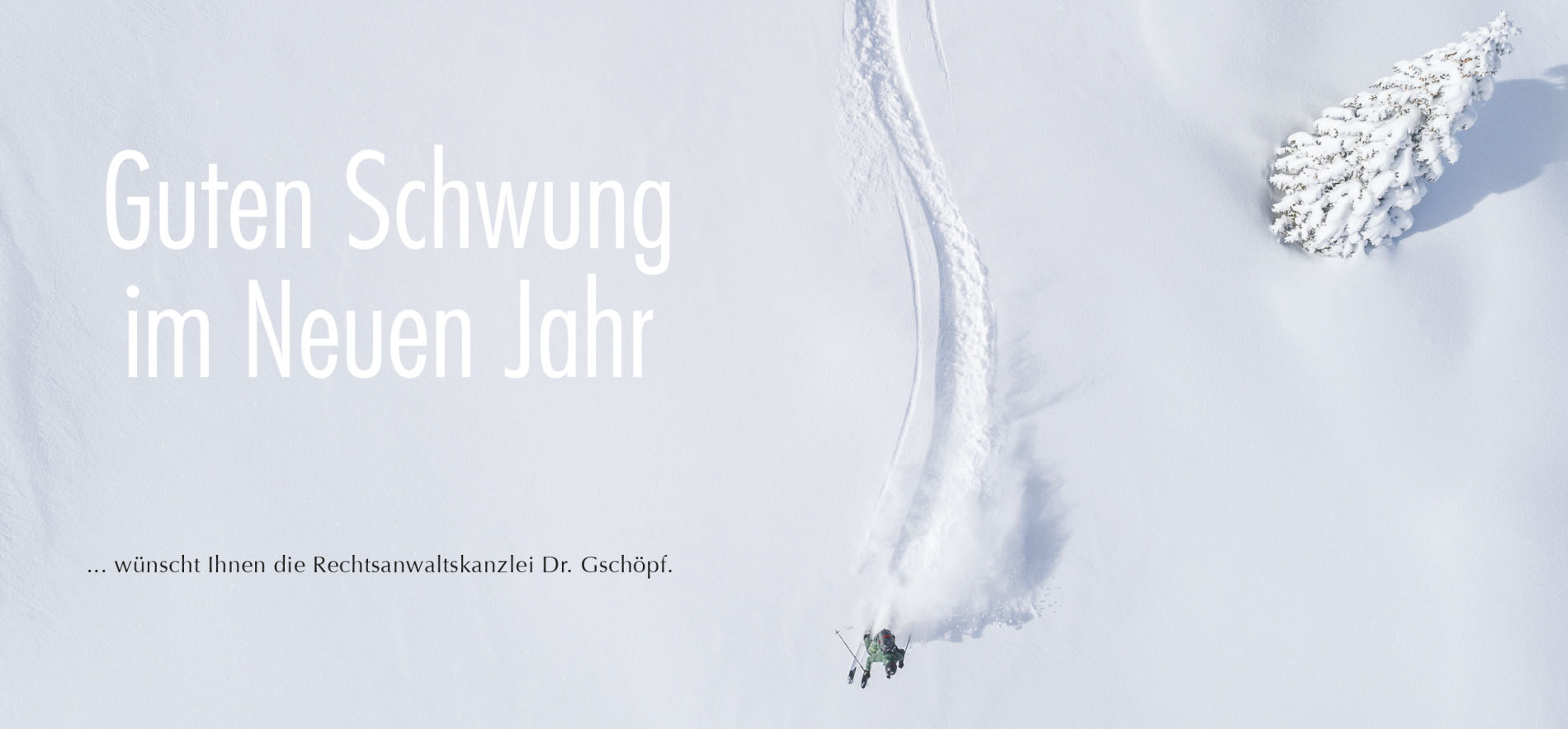 Rechtsanwälte Gschöpf Grußkarte Weihnachten 2021